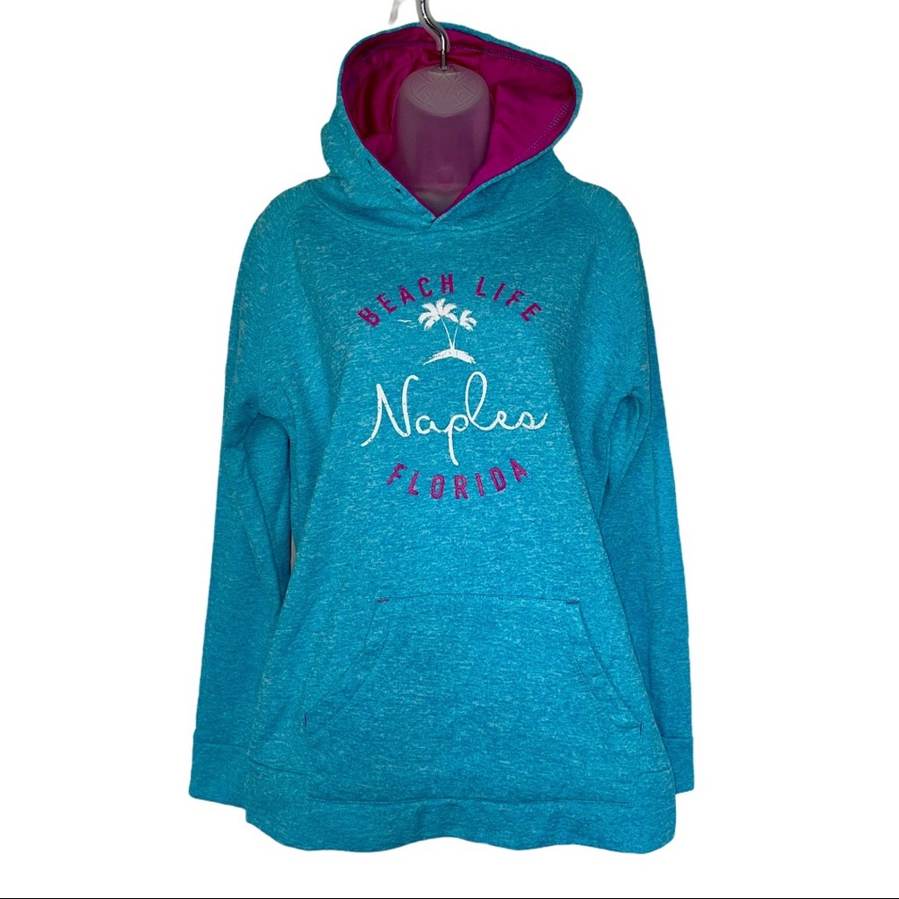 Naples Florida Blue Hoodie Sweatshirt Graphic